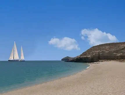 Playa del Corral-carboneras mar mediterraneo