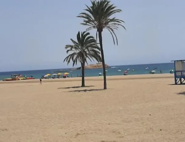 Playa Los Barquicos - Los Cocones carboneras mar mediterraneo